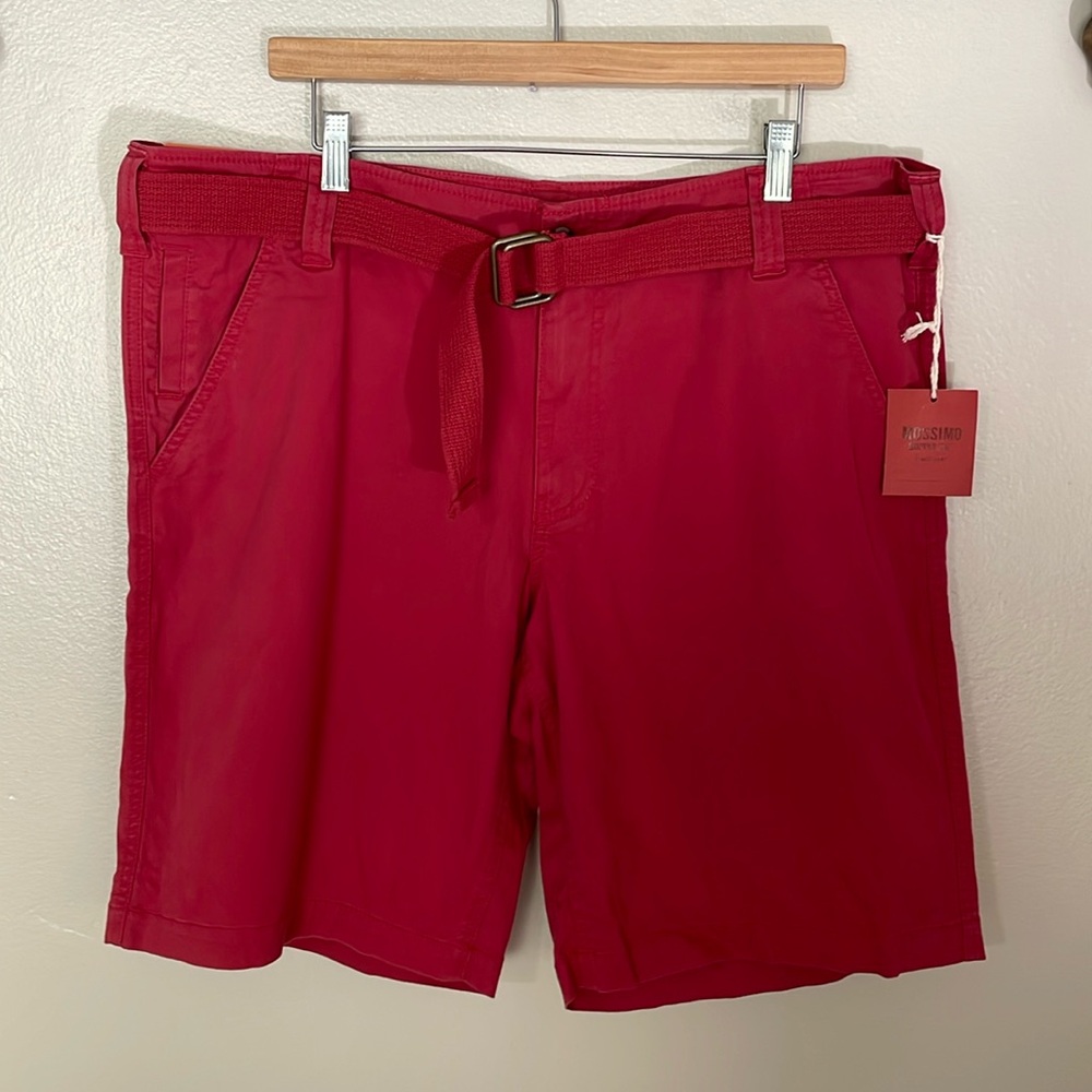 NWT Mossimo Red Shorts. Size 40